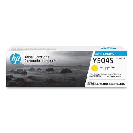 Samsung CLT-Y504S (SU506A) Toner, 1800 Page-Yield, Yellow SU506A